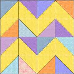 Any single solid (or fabric that reads solid) can be used to contrast with scraps