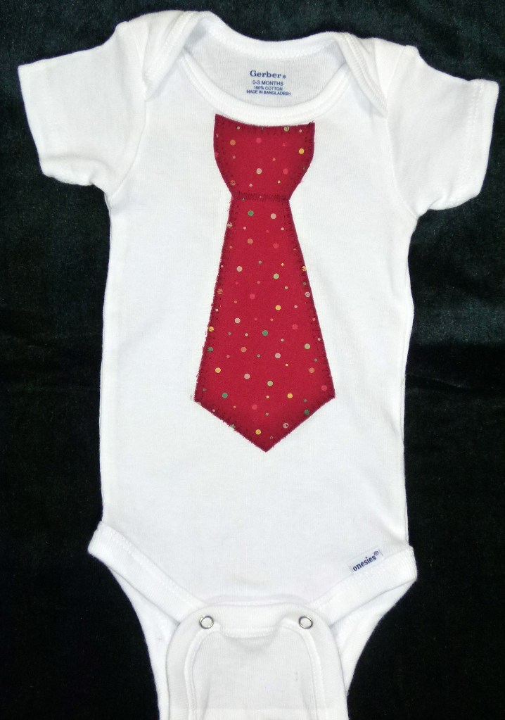 onesie with tie