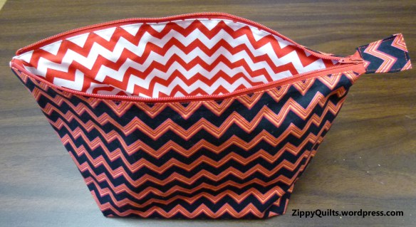 Zippered pouch