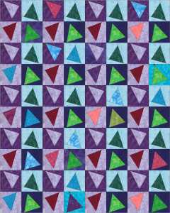 modern pieced quilt