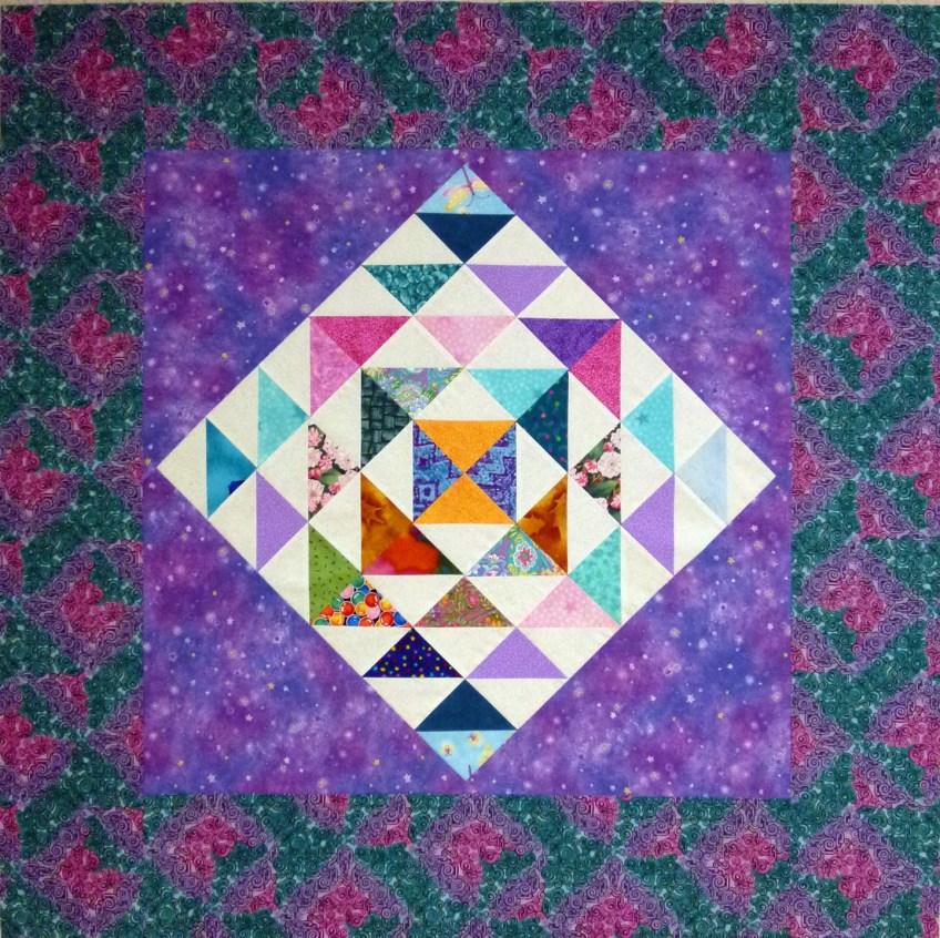 pieced quilt top