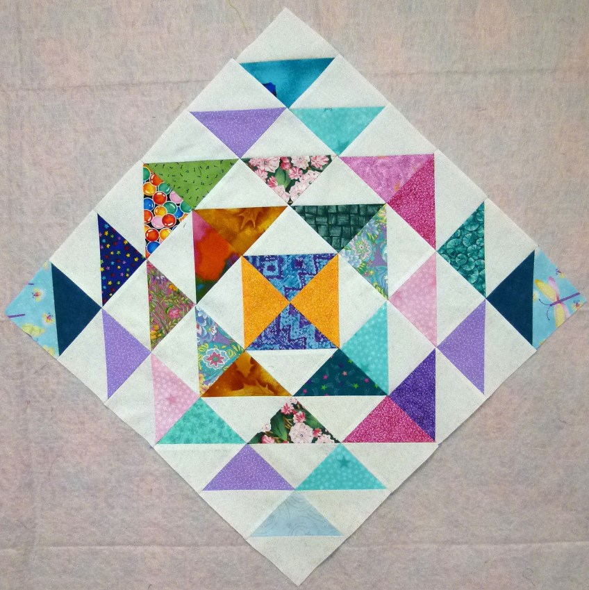 pieced quilt block
