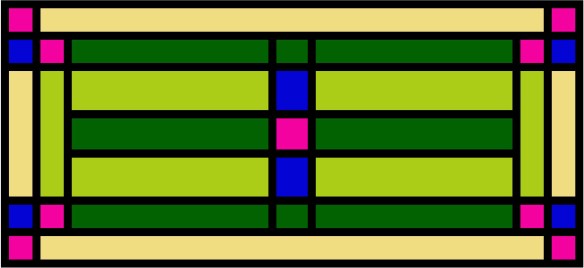 Craftsman inspired table runner