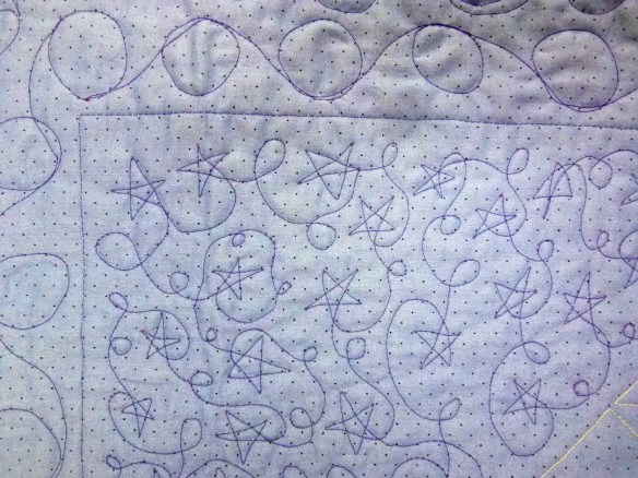 Free Motion Quilting domestic sewing machine