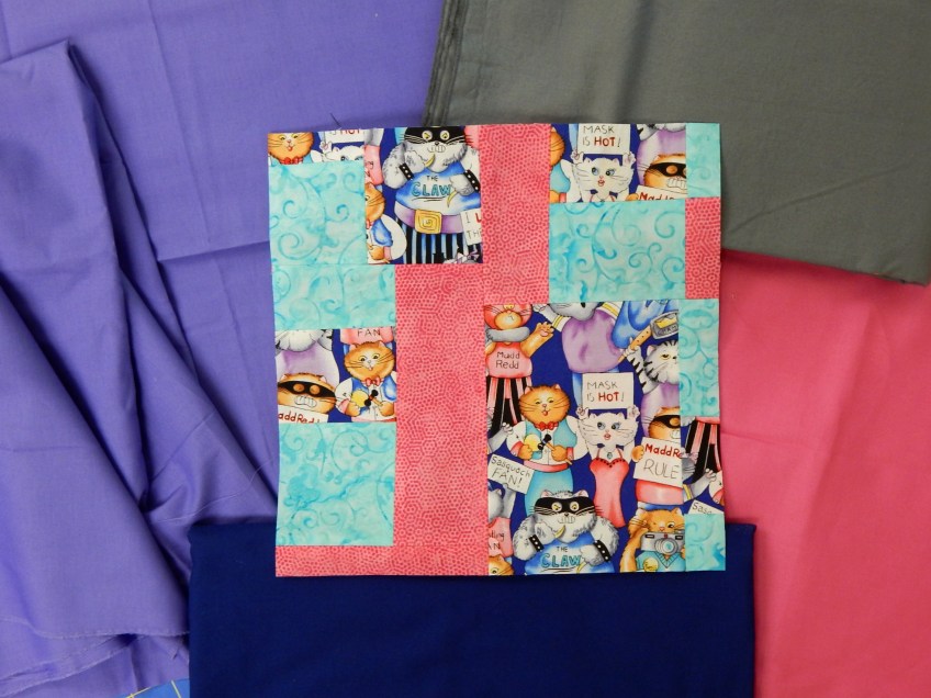 improvisational quilt block
