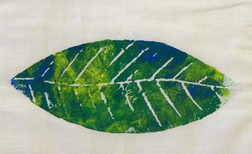 block printing quilt fabric